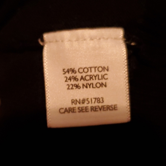 2/10 Black 3/4 Sleeve Cardigan with buttons - Picture 5 of 6